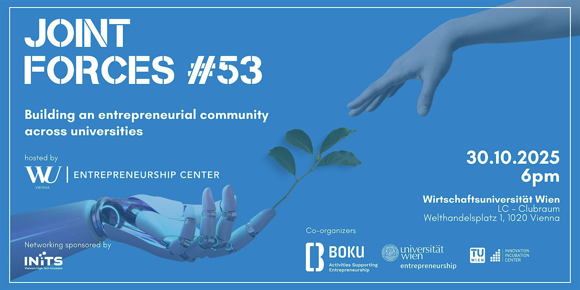Joint Forces #53 - hosted by WU Entrepreneurship Center