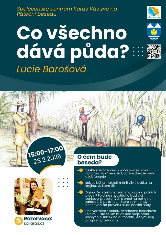 Beseda - Co všechno dává půda? Lucie Barošová