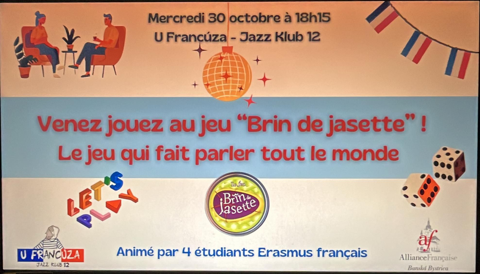 CONVERSATION EN FRANÇAIS @ U Francúza