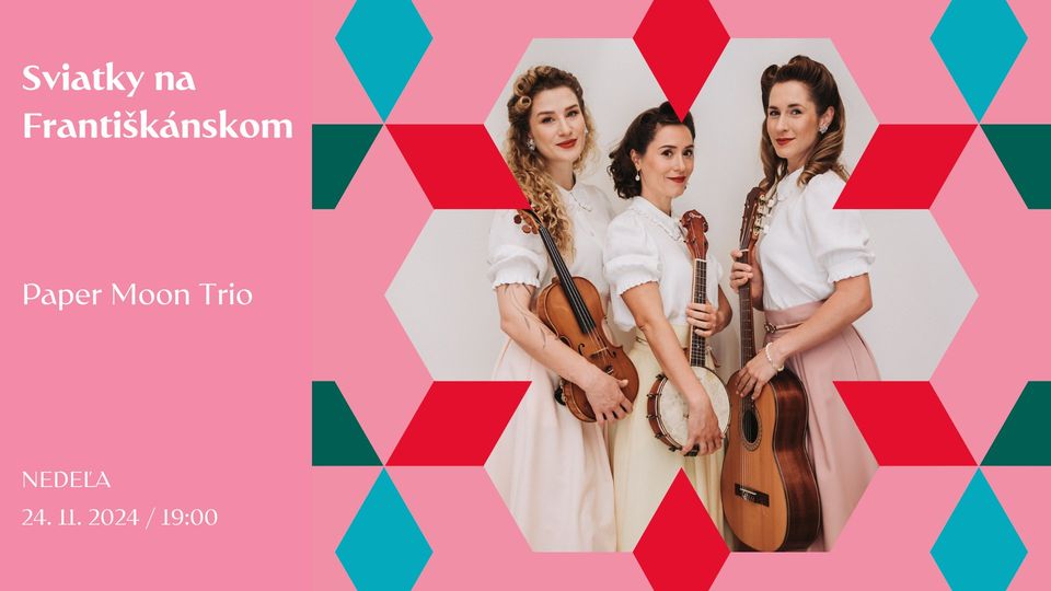 Nedeľné koncerty: Paper Moon Trio