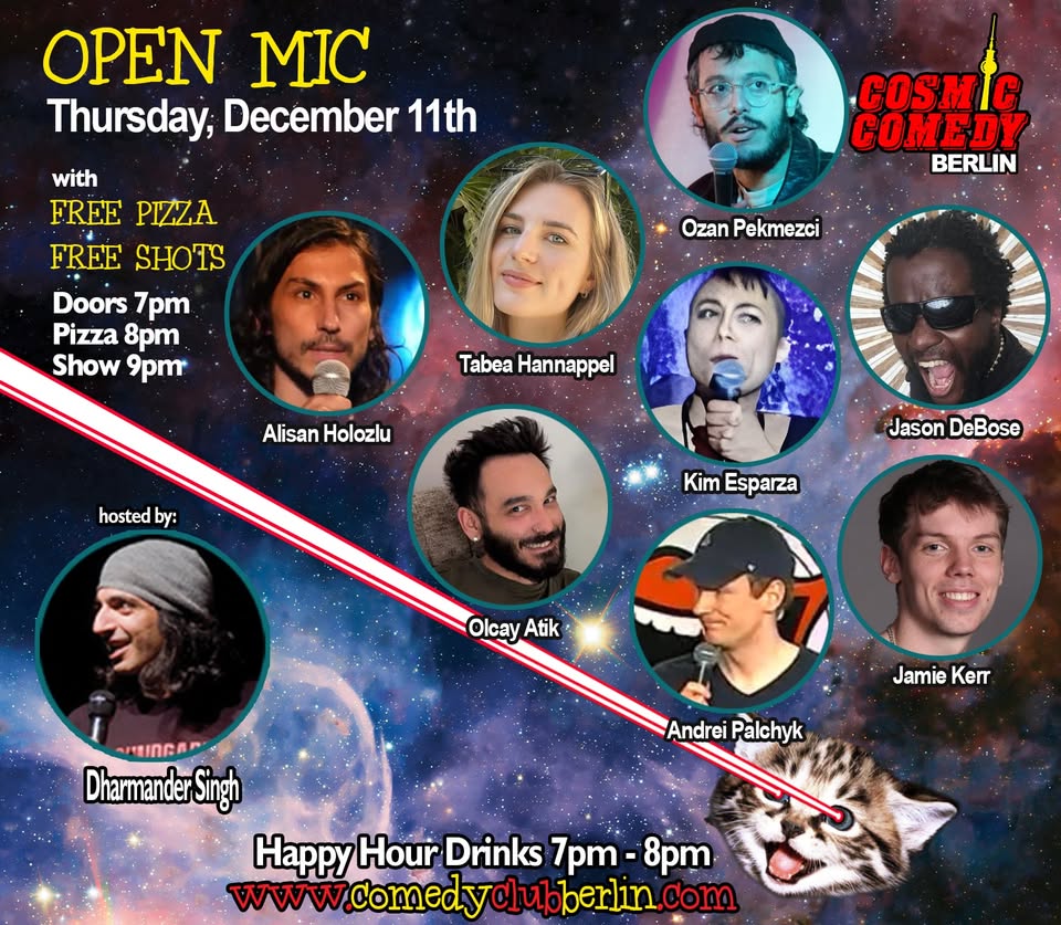 Cosmic Comedy Berlin OPEN-MIC THURSDAY