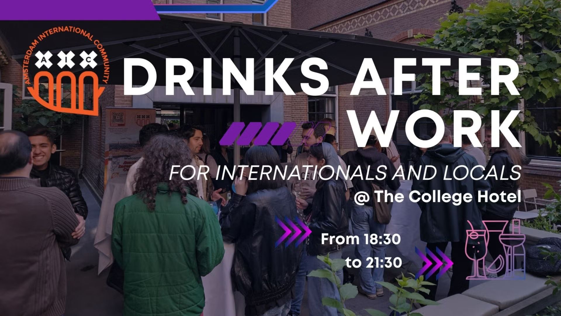 Drinks after work for Internationals (and locals) @The College Hotel 🍹