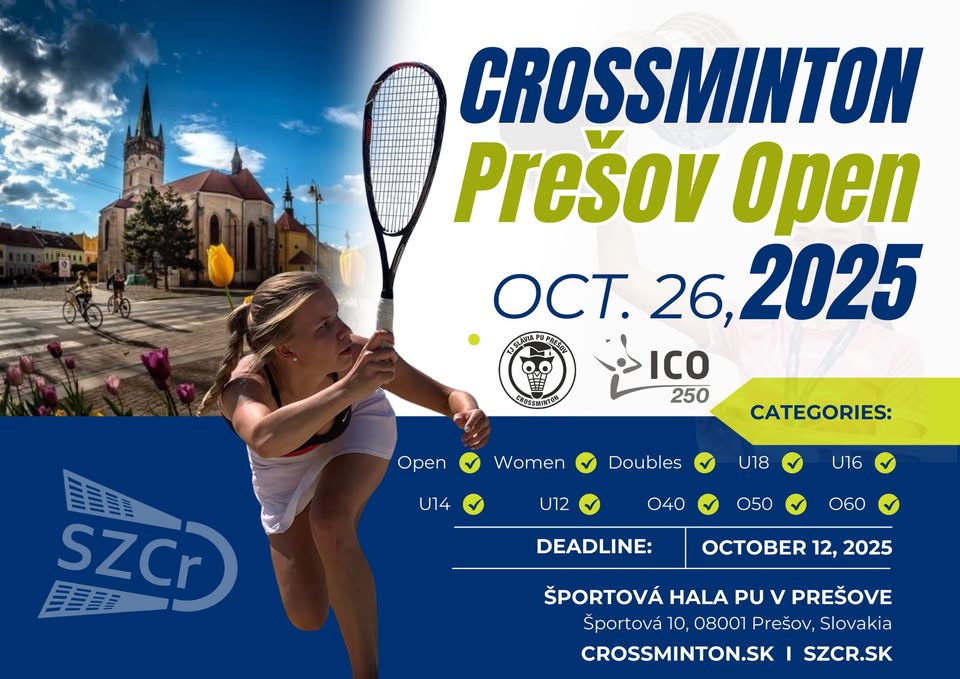 ICO Crossminton Prešov Open 2025