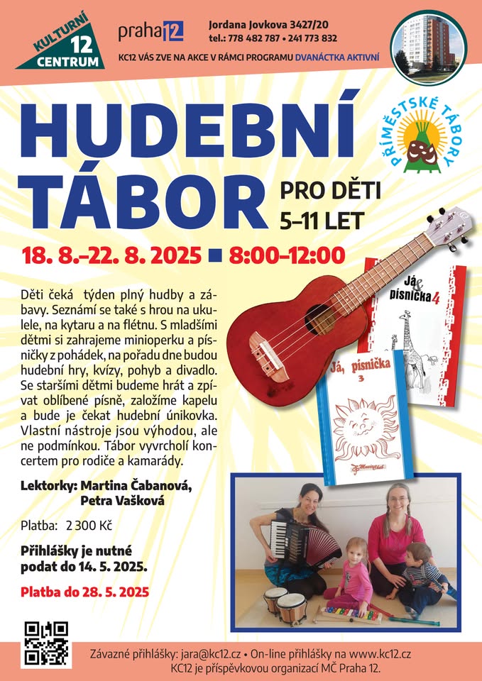 HUDEBNÍ TÁBOR PRO DĚTI 5-11 LET