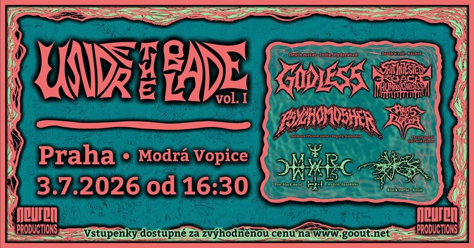 UNDER THE BLADE vol. I - Praha, Modrá Vopice - 3.7.2026