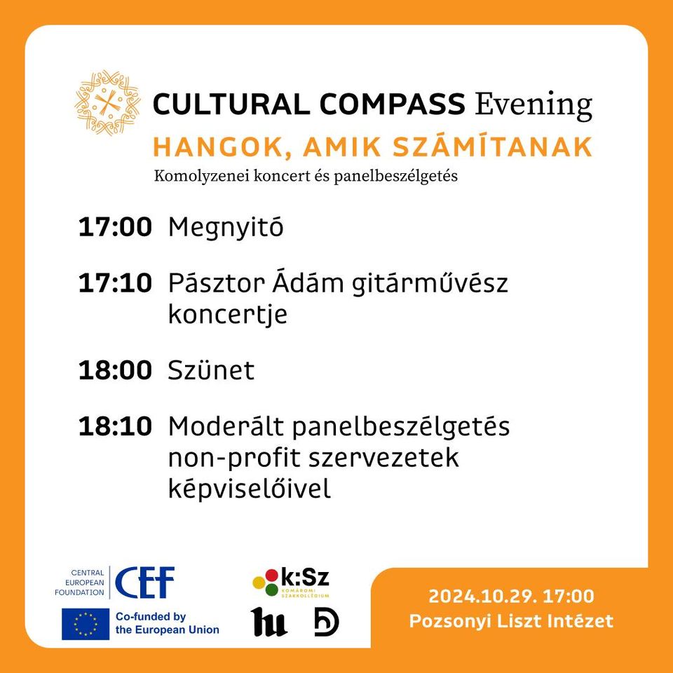 Hangok, amik számítanak - komolyzenei koncert és panelbeszélgetés
