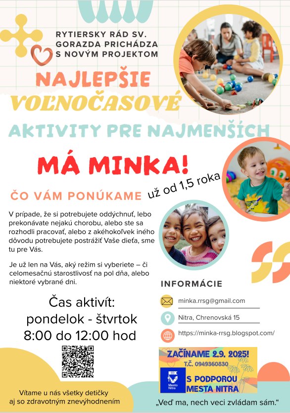Minka - aktivity pre detičky od 1,5 roka