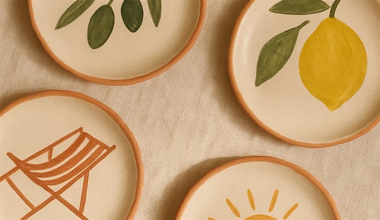 Ceramic Plate Painting Workshop