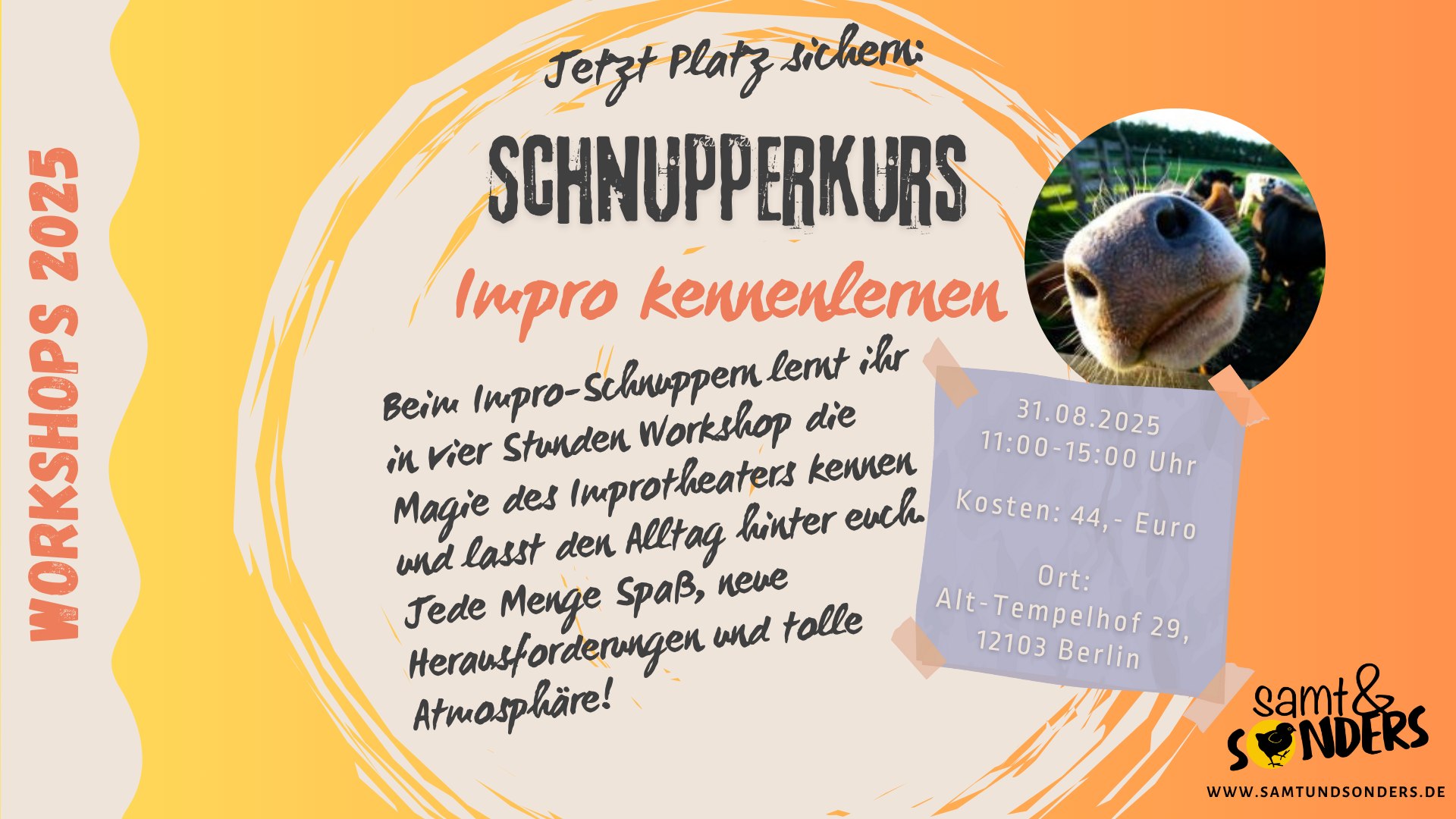 Workshop: IMPRO-SCHNUPPERN
