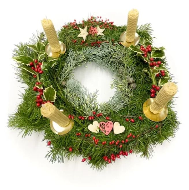 TVOŘENÍ PŘÍRODNÍCH ADVENTNÍCH VĚNCŮ