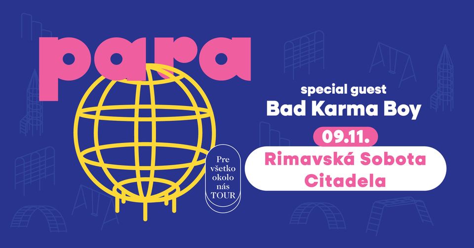 PARA + hosť Bad Karma Boy koncert Rimavská Sobota