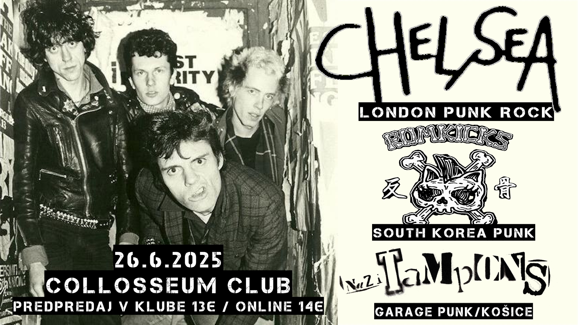 CHELSEA [UK], RUMKICKS [KR], NAZI TAMPONS [KE] // 777