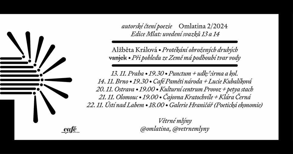 Omlatina 2/2024: Alžběta Králová a vanjek (Brno)