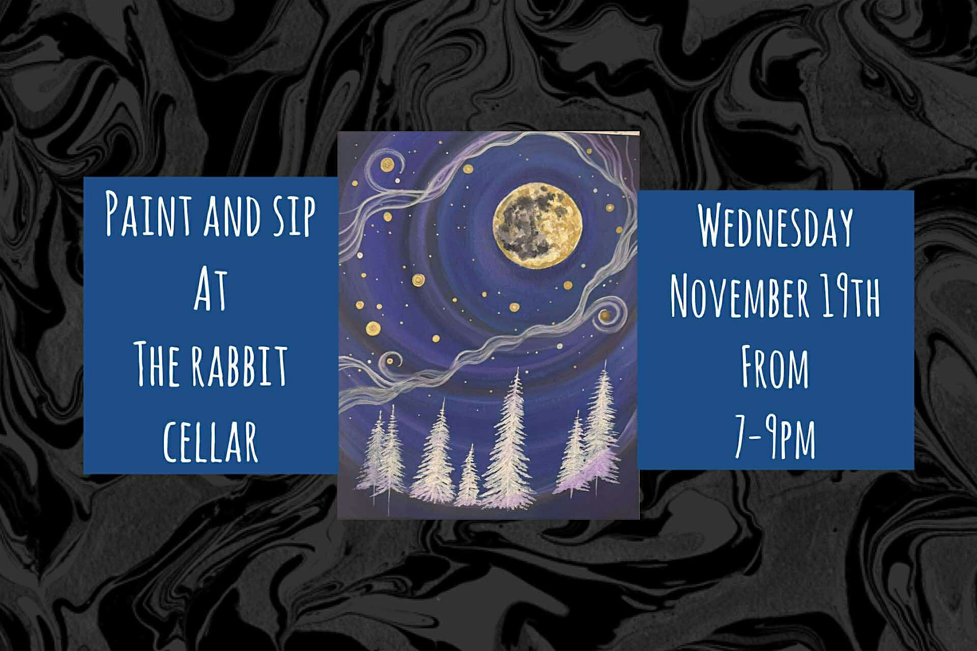 Paint and Sip at The Rabbit Cellar Lounge