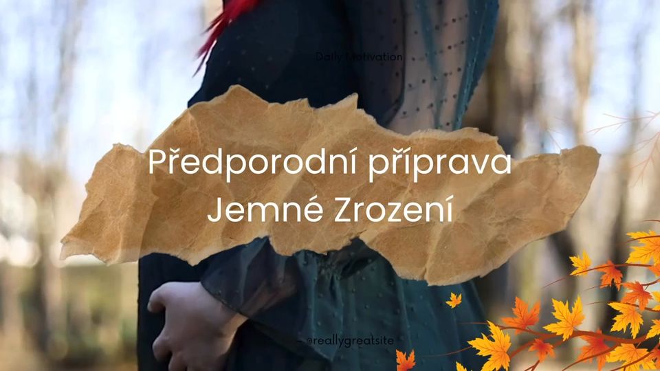 Kompletní předporodní příprava