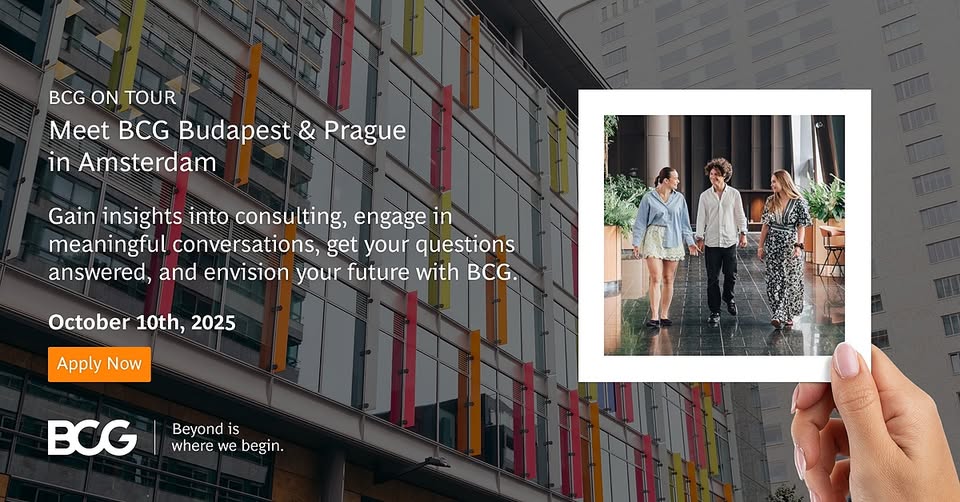 BCG ON TOUR | Meet BCG Budapest & Prague in Amsterdam