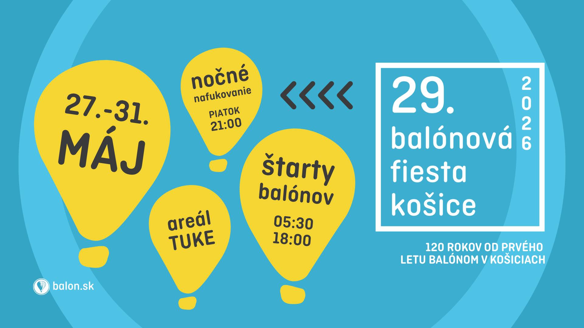 29. Balónová fiesta Košice 2026