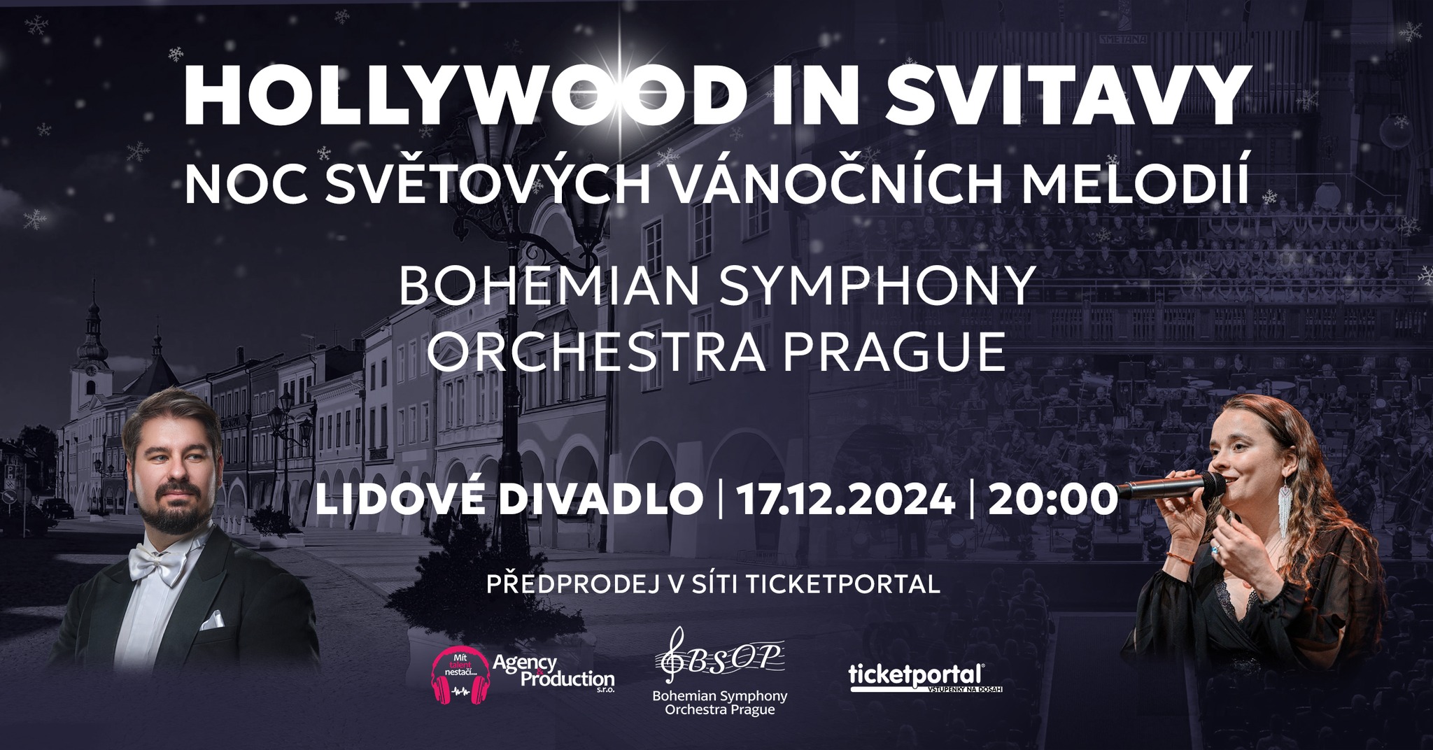 Hollywood in Svitavy - noc světových vánočních melodií