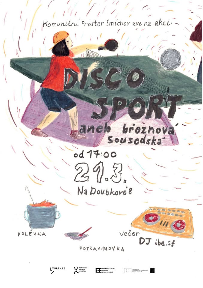 Disco, sport aneb březnová sousedská