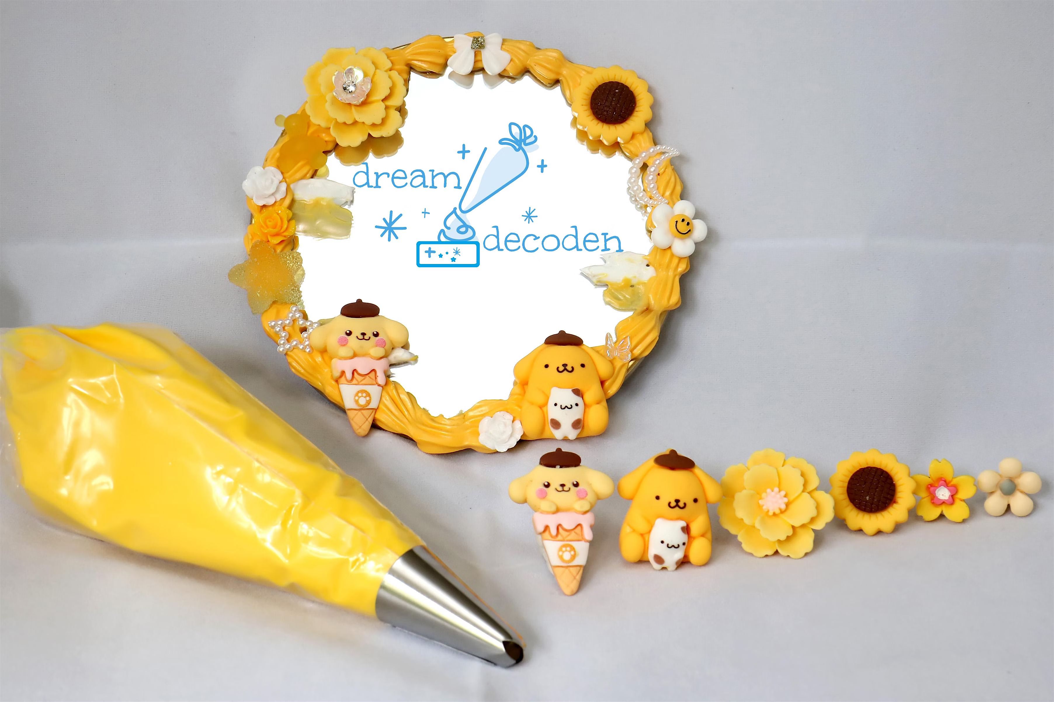 Decoden workshop DIY decorate phonecases photoframes hairclips cute kawaii