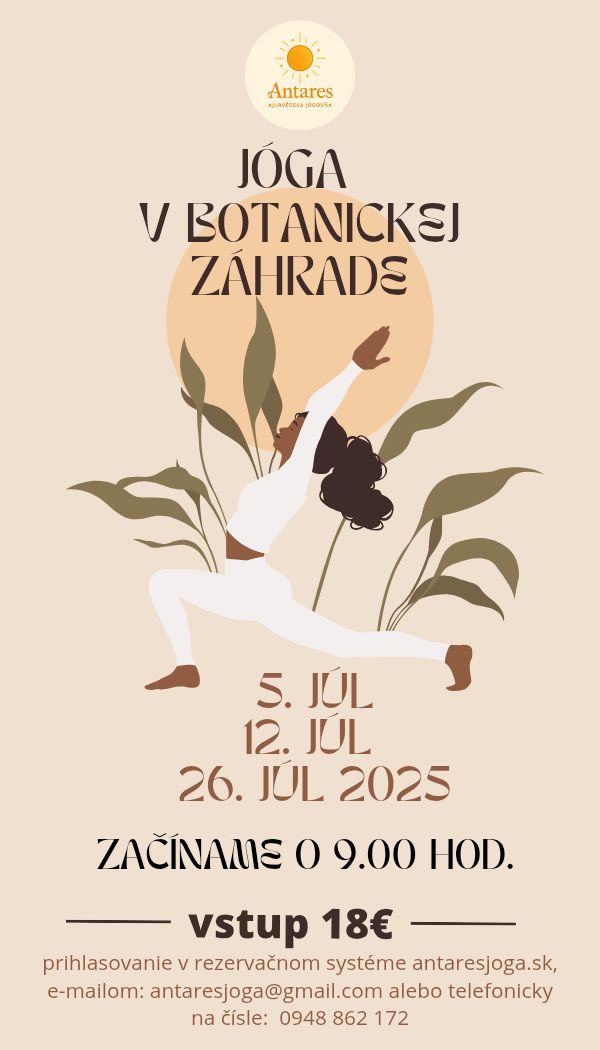 Jóga v Botanickej záhrade