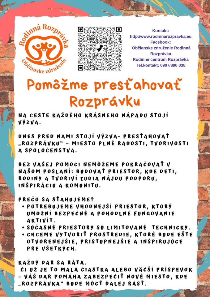 Pomôžme presťahovať Rozprávku
