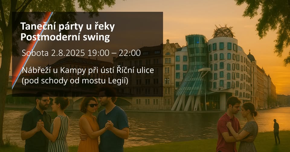 Taneční párty u řeky – postmoderní swing
