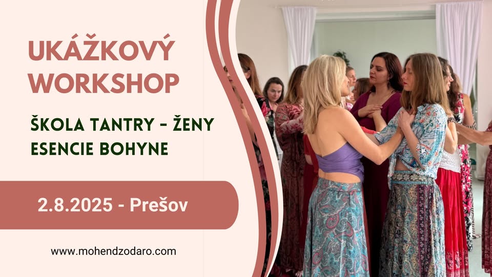 Ukážkový workshop Školy tantry pre ženy - PREŠOV
