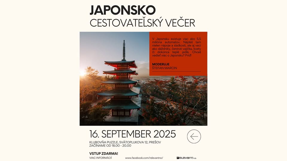 Cestovateľský večer: Japonsko