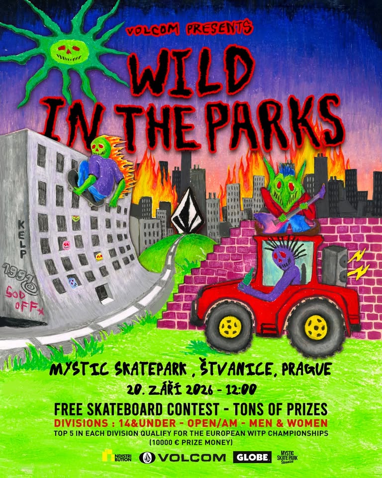 🛹 VOLCOM WILD IN THE PARKS 2026 – PRAHA
