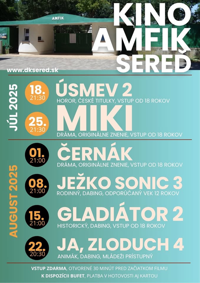 Seredský Kinematograf 2025