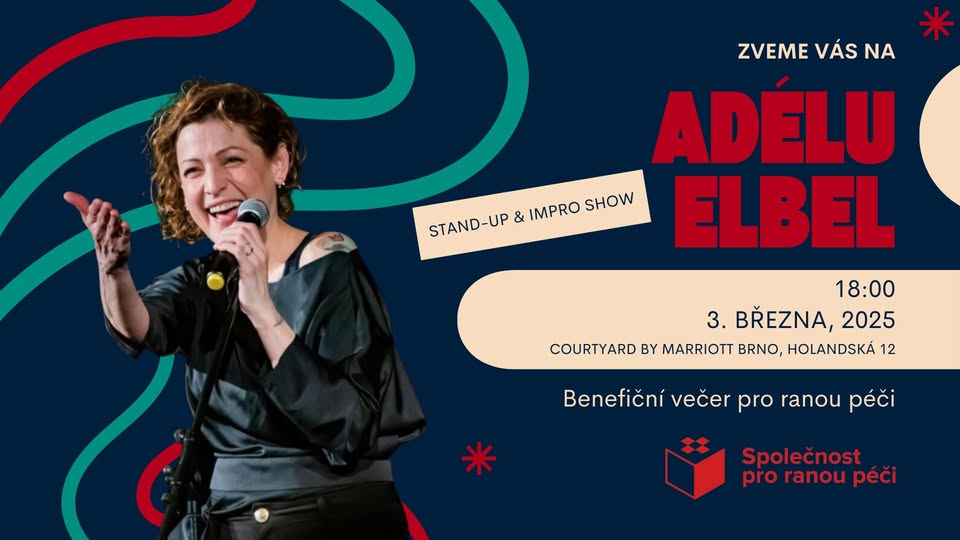 Benefiční stand-up & impro show s Adélou Elbel