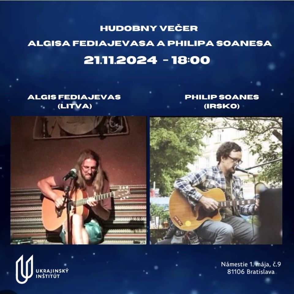 Algis Fediajevas and Phil Soanes acoustic concert