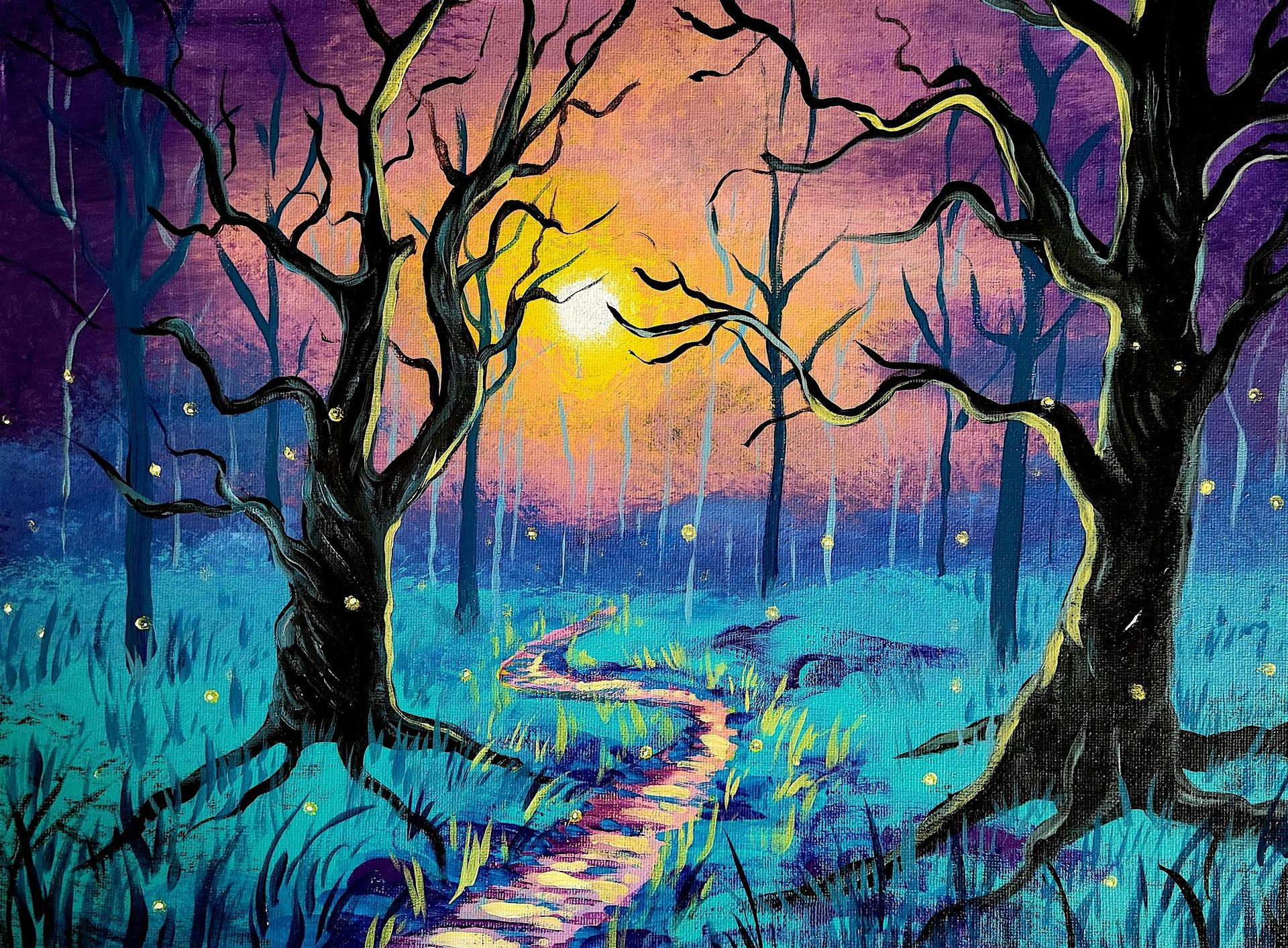 Magical Forest Paint & Sip