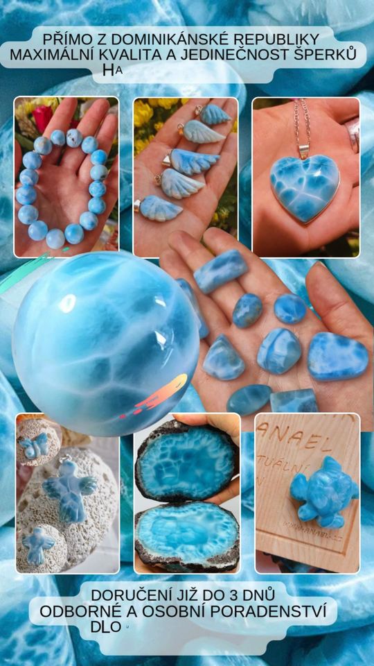 LARIMAR - mystický kámen Atlantídy - Výstava a prodej