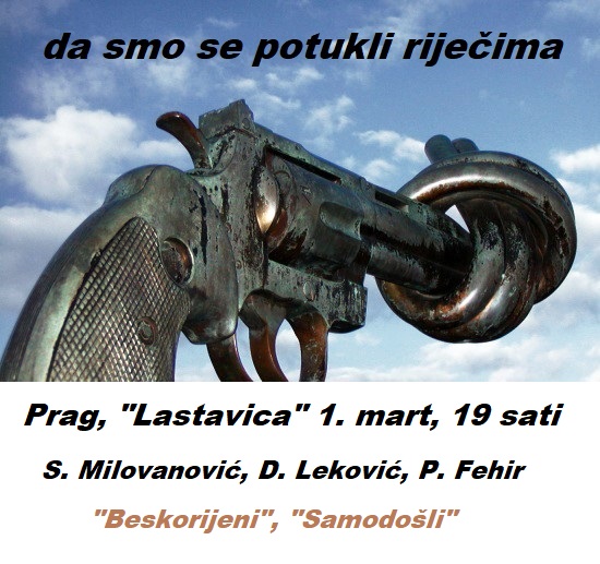 ”Da smo se potukli riječima”   Promocija knjiga ”Beskorijeni” i ”Samodošli”, Petra Fehira  u Pragu
