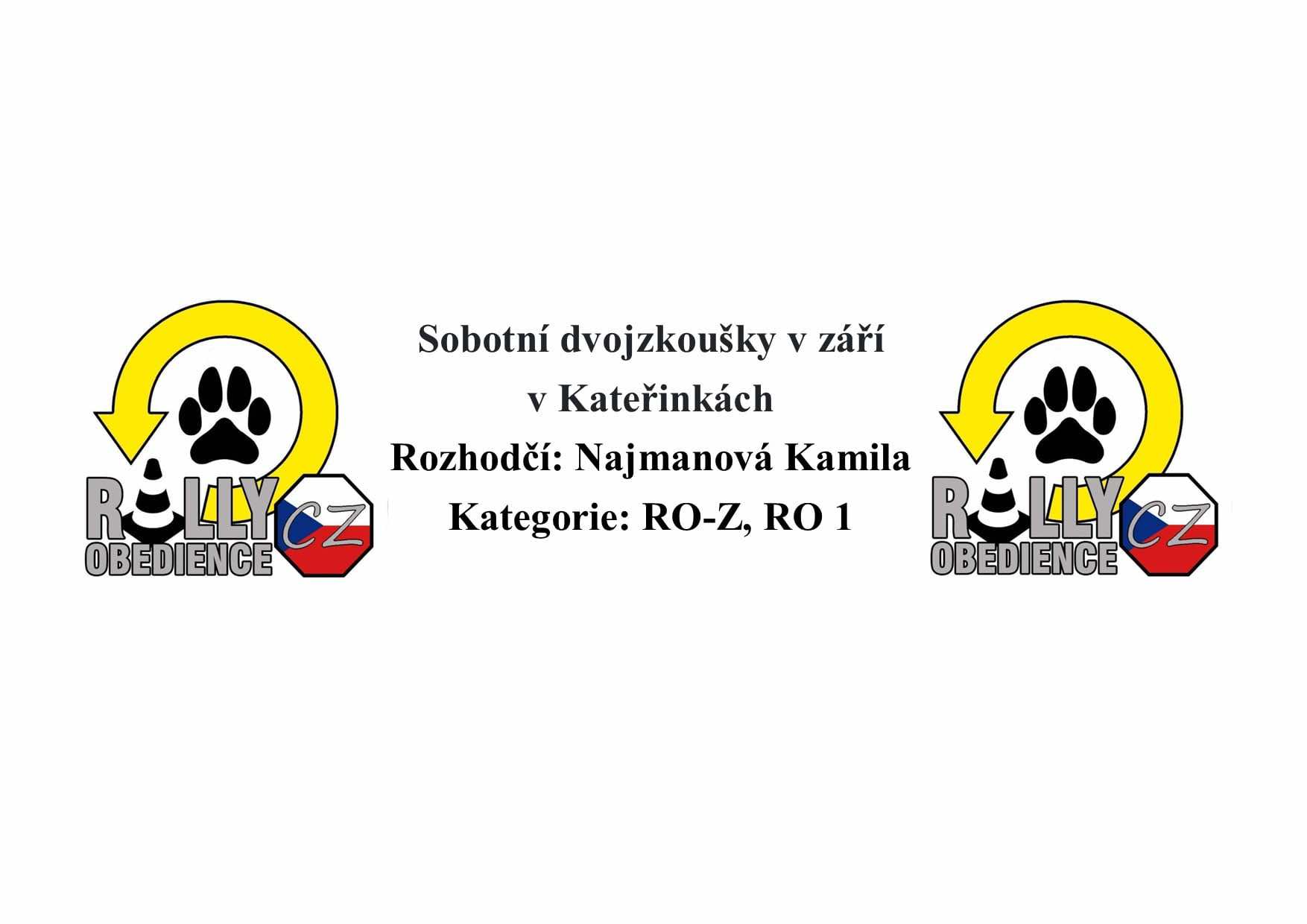 Sobotní dvojzkoušky v září