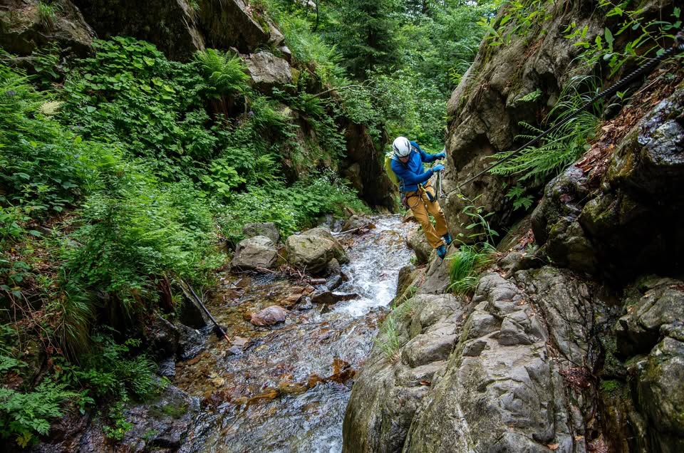 Weekendowy kurs via ferrat na Słowacji dla początkujących