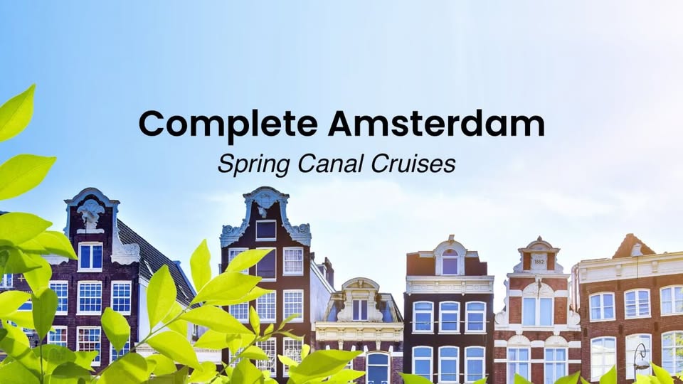 Amsterdam Spring Canal Cruise
