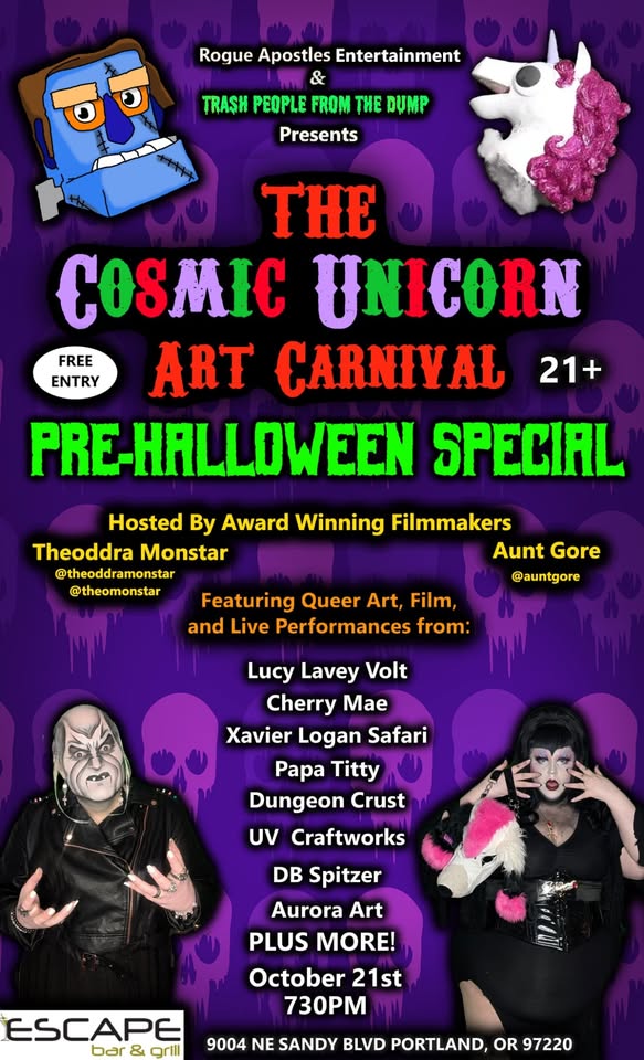 The Cosmic Unicorn Art Carnival Pre-Halloween Special