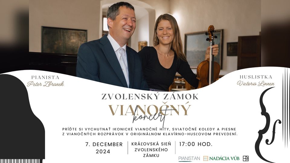 Victoria Linnen a Peter Zbranek: Vianočný koncert na Zvolenskom zámku