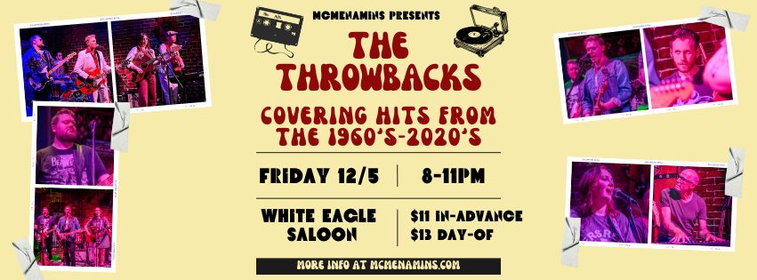 Tribute to the Decades w/ The Throwbacks