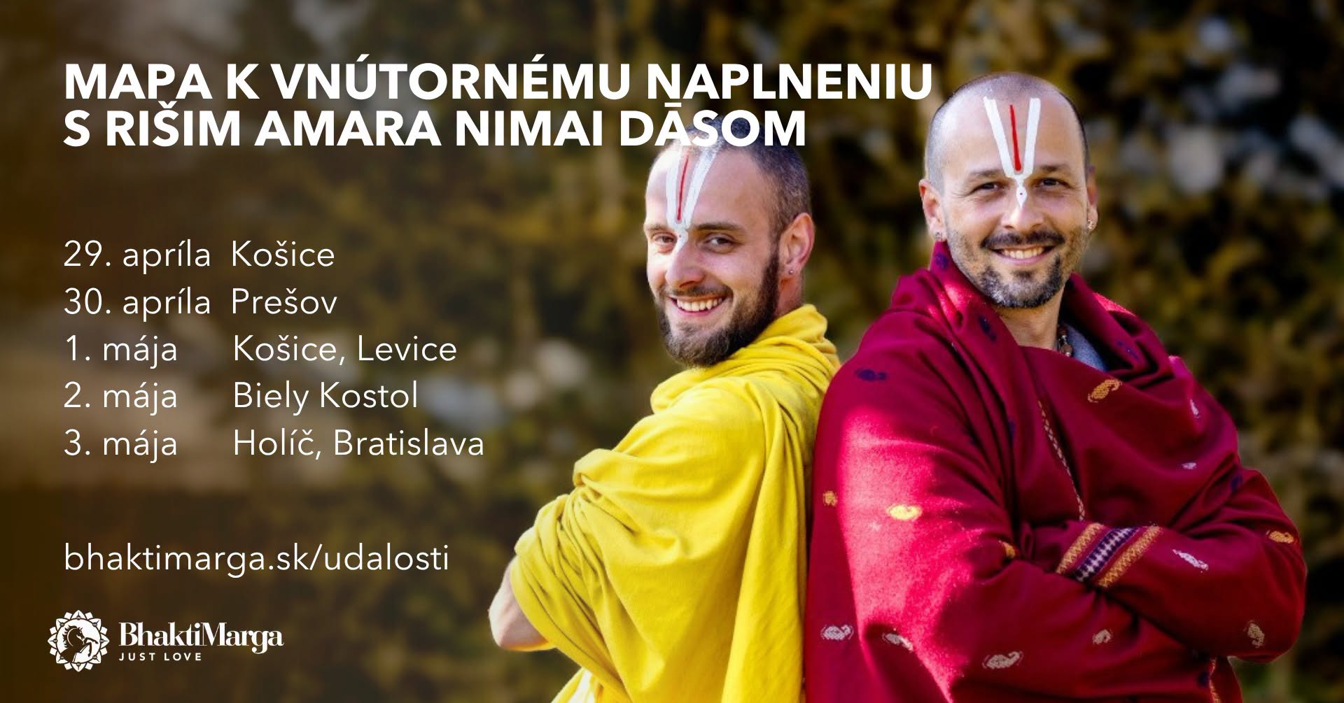 Mapa k vnútornému naplneniu s Rišim Amara Nimai Dāsom Prešov