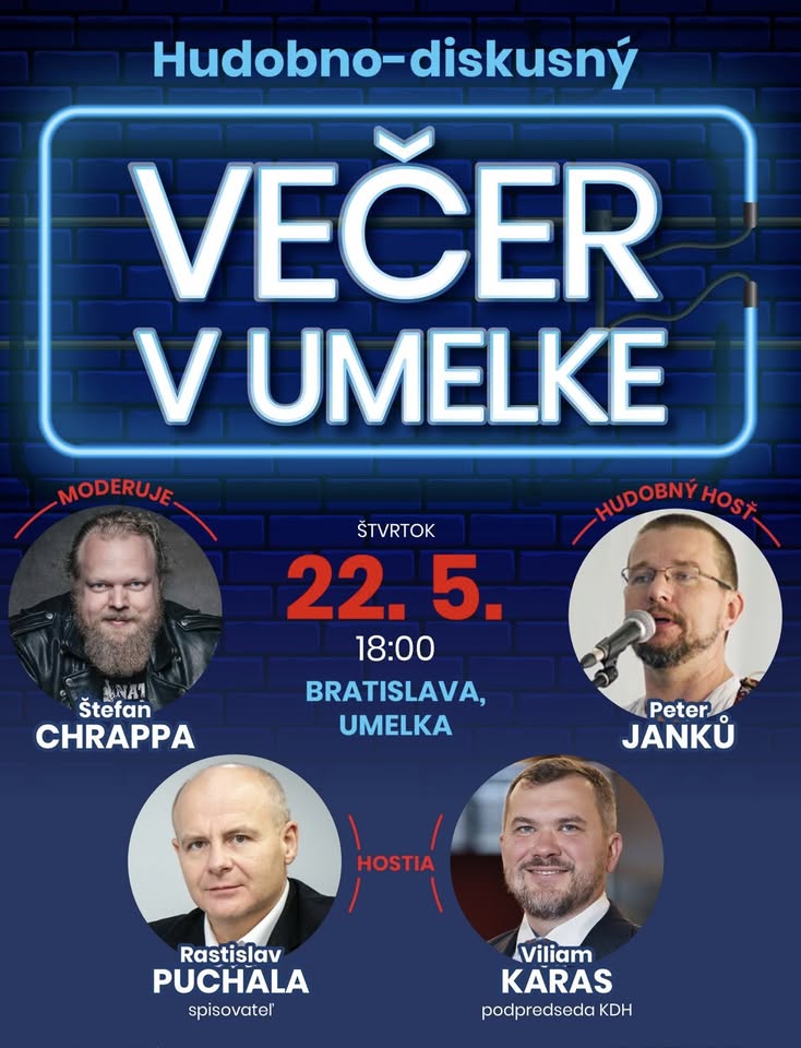 Hudobno-diskusný večer v Umelke