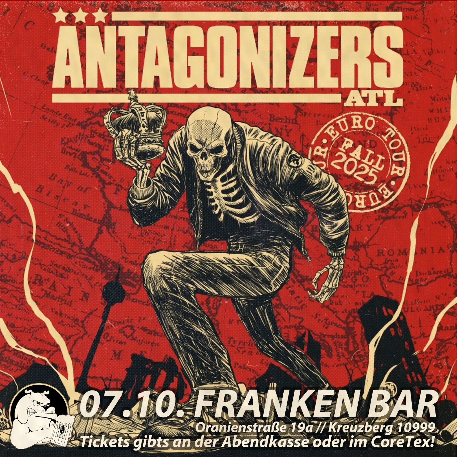 ANTAGONIZERS // 07.10. // BERLIN / Franken Bar