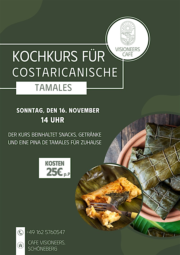 Kochkurs für Costaricanische Tamales