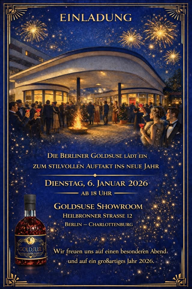 Die Berliner Goldsuse lädt ein - Neujahrsempfang 2026