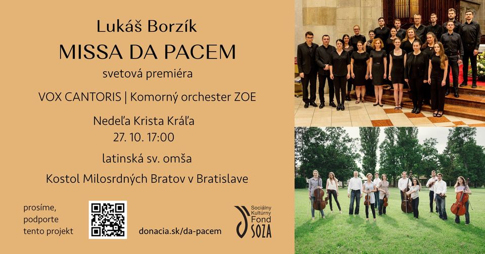 Borzík - Missa da Pacem (svetová premiéra)