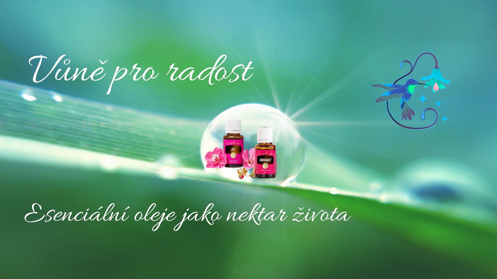 Vůně pro radost - esenciální oleje jako nektar života