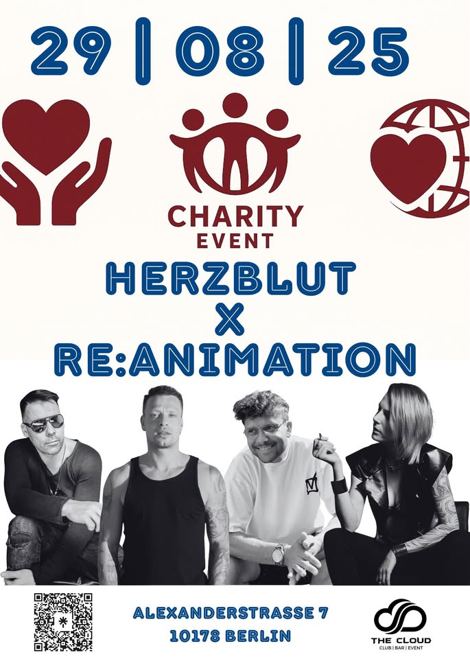 Herzblut x Re:animation – Charity Rave für den guten Zweck